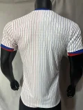 2024 France away white player version(The player version is more slim fit, it is recommended to buy one size larger)