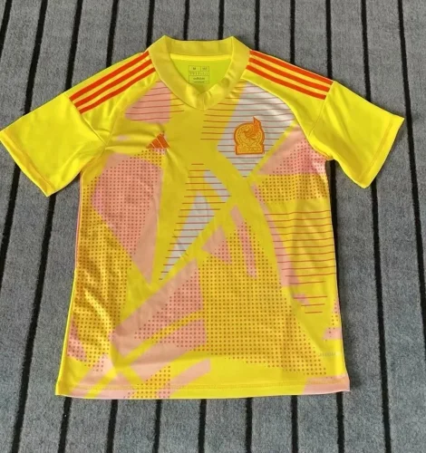2024 Mexico Yellow Goalkeeper Jersey