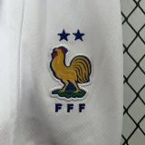 2024-25 France home kids soccer jerseys