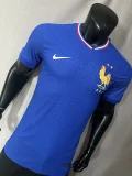 2024 France home player version(The player version is more slim fit, it is recommended to buy one size larger)
