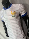 2024 France away white player version(The player version is more slim fit, it is recommended to buy one size larger)