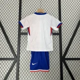 2024 France away white kids kit