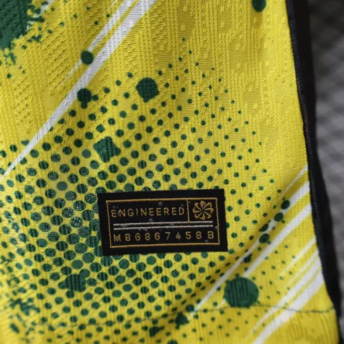2024-25 Brazil yellow and green special player version jersey(The player version is more slim fit, it is recommended to buy one size larger)