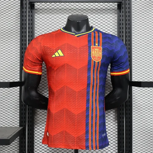 2024-25 Spain special player version(The player version is more slim fit, it is recommended to buy one size larger)