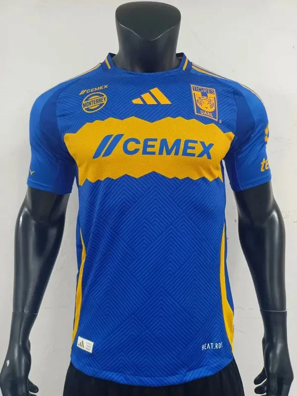 2024-25 Tigre away blue player version(The player version is more slim fit, it is recommended to buy one size larger)