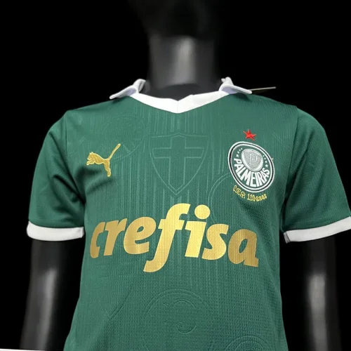 2024-25 Palmeiras home green kids kit