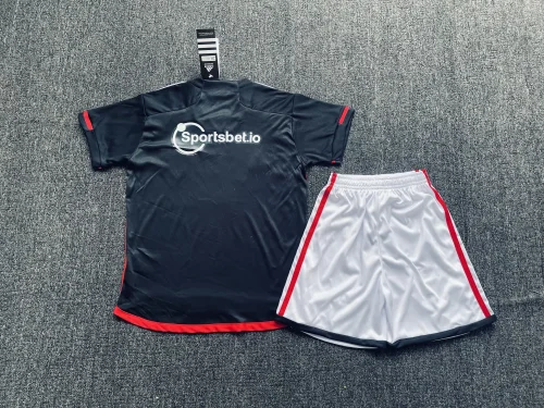 Sao Paulo 2023-24 away kids soccer jerseys
