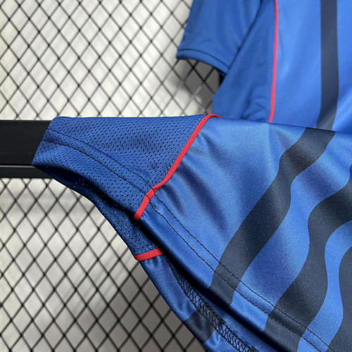 2004-05 Barcelona away blue retro jersey