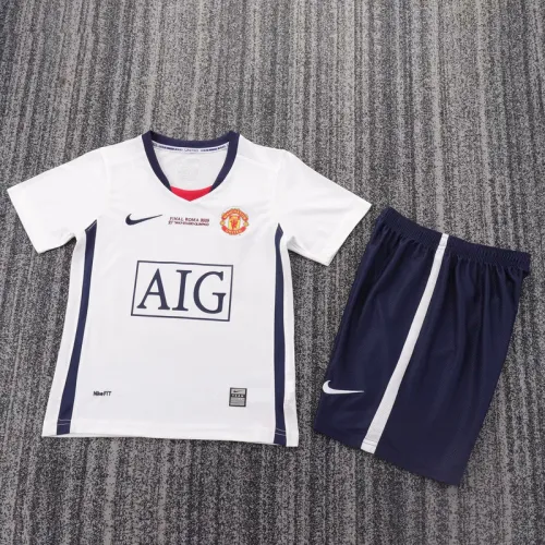 2008-09 Manchester United  away ucl final kid kit