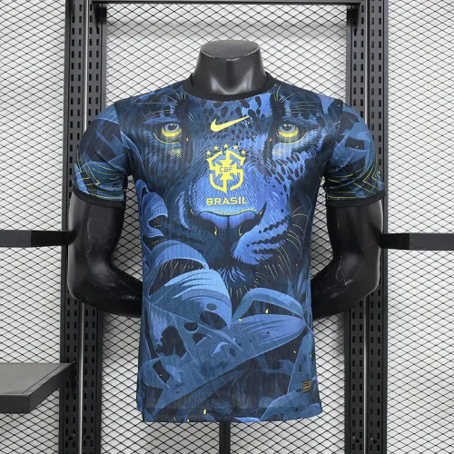 2024-25 Brazil blue special edition player version jersey (The player version is more slim fit, it is recommended to buy one size larger)