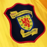 1996-98 Scottish away yellow retro jersey