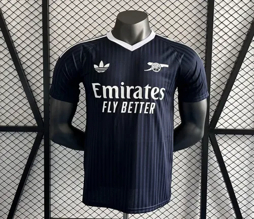 2024-25 Arsenal  Dark Blue P;ayer version jersey