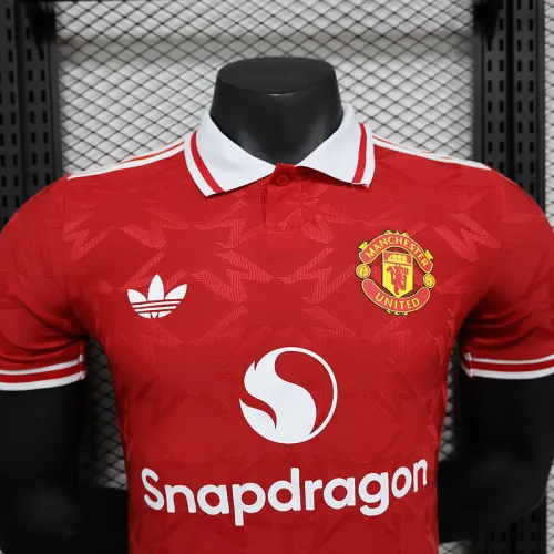 2024-25 Manchester United  Red Special Player Version Jersey (The player version is more slim fit, it is recommended to buy one size larger)