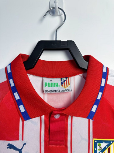1994-95 Atletico Madrid  home long sleeve retro jersey