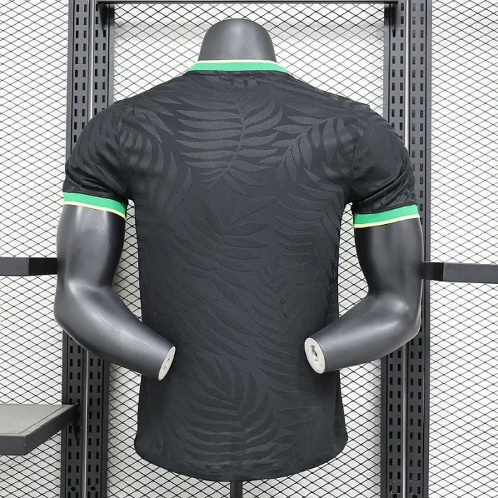 2024-25 Brazil black dove of peace player version jersey   (The player version is more slim fit, it is recommended to buy one size larger)