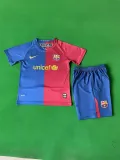 2008-09 Barcelona  home UCL version retro kid kit