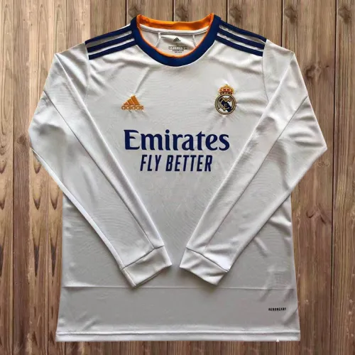 2021-22.Real Madrid   home long sleeve jersey