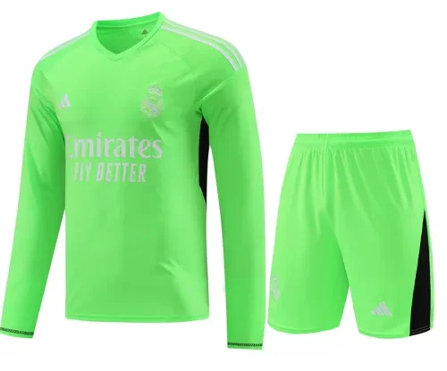 Real Madrid 2023-24 Green long sleeve goalkeeper kit