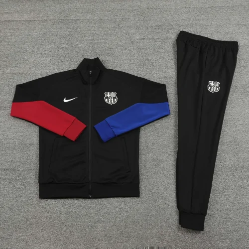 2024 Barcelona 01 black long zipper suit