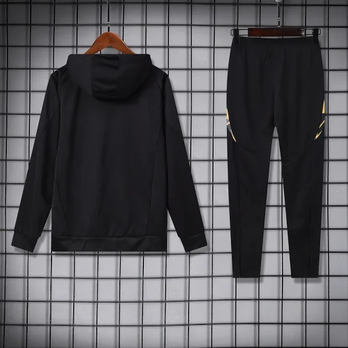 2024-25 Real Madrid black hoodie suit
