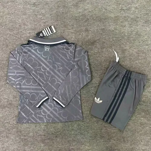 2024-25 Real Madrid  Third away long sleeve kid kit