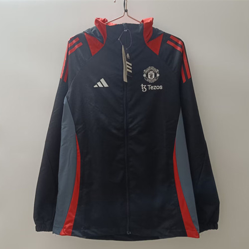 Manchester United  black windbreaker