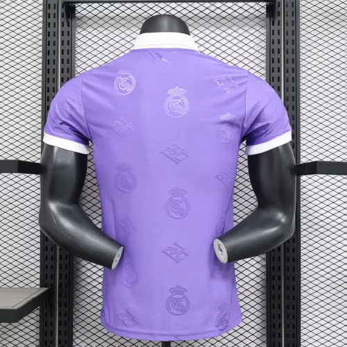 2025-26 Real Madrid  Purple player version  (The player version is more slim fit, it is recommended to buy one size larger)