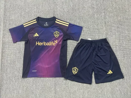 LA Galaxy 2025-26 away kids kits