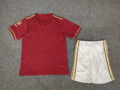 2025-26 Bayern 125th anniversary red kids kit