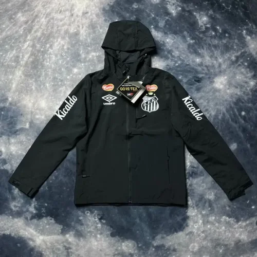 2025-26 Santos black windbreaker