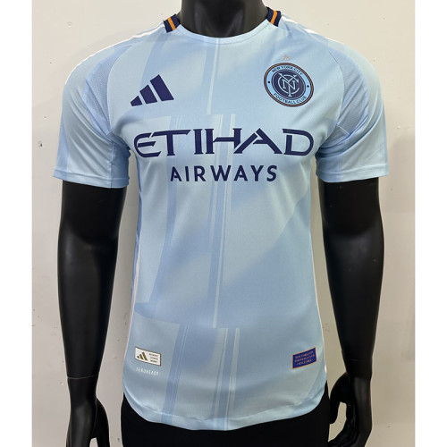 2025-26 New York City home player version jersey  (The player version is more slim fit, it is recommended to buy one size larger)