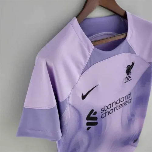 Liverpool 2022-23 purple goalkeeper soccer jerseys