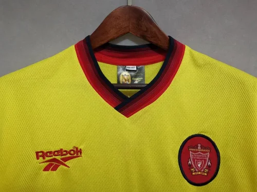 Liverpool 1997-99 away soccer jerseys