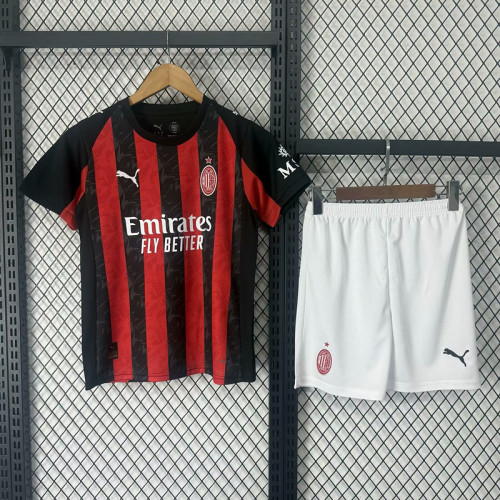 2025-26 AC Milan  home kid kit