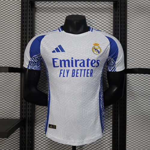 2025-26 .Real Madrid  white special player version jersey  (The player version is more slim fit, it is recommended to buy one size larger)