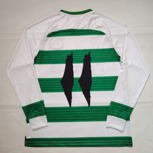 2025-26 Palestine Green and White long sleeve jersey