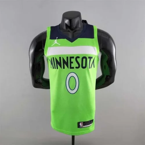 Minnesota Timberwolves RUSSELL#0 Air Jordan NBA Jersey Blue