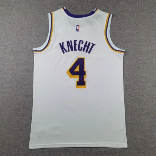 Los Angeles Lakers No. 4 Knecht (white)