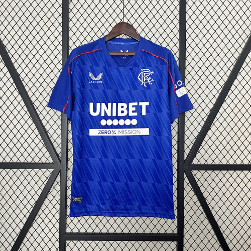 2024-25 Rangers home soccer jersey
