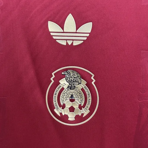 2025-26 Mexico red Gold Cup special jersey