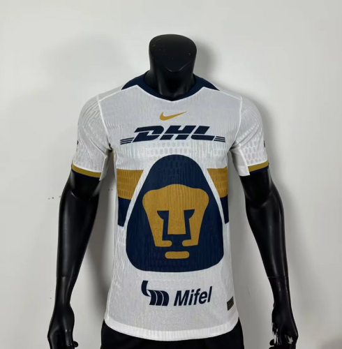 2025-26 Pumas home player version jersey   (The player version is more slim fit, it is recommended to buy one size larger)