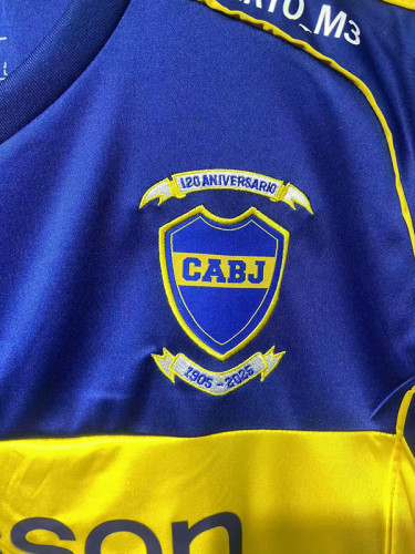 2025-26 Boca 120th blue jersey
