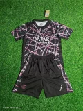 2025-26 paris saint germain black and pink training suit