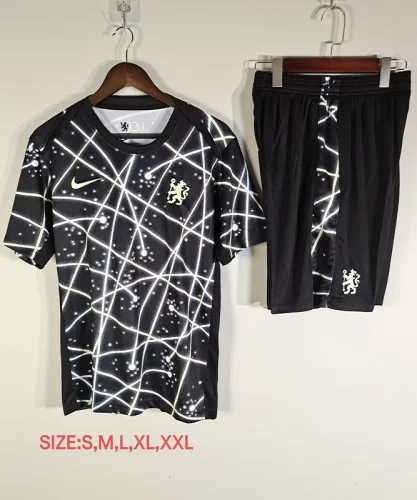 2025-26 chelsea black training suit