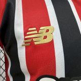 2025-26 Sao Paulo away player version jersey    (The player version is more slim fit, it is recommended to buy one size larger)