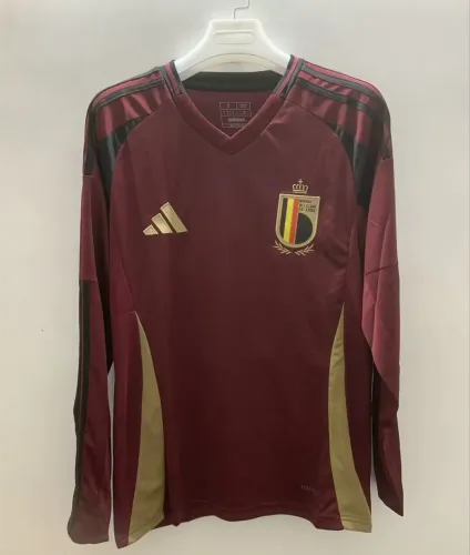 Belgium Euro 2024 Home Man Long Sleeve Jersey