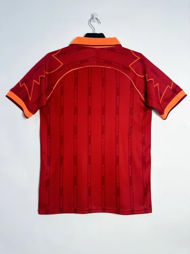 AS Roma Home Long Sleeve Retro Jersey 1999/00