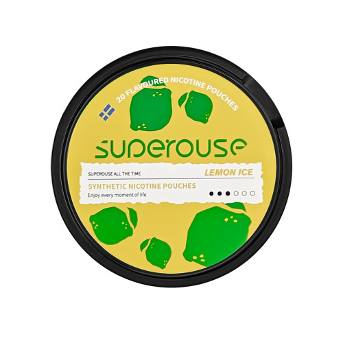 SUPEROUSE Lemon Ice Nicotine Pouches 8mg