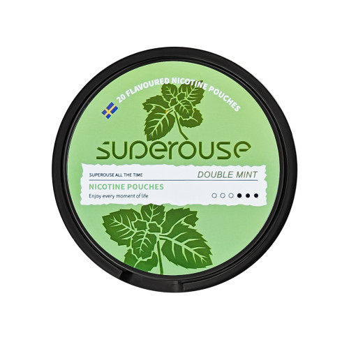 SUPEROUSE Double Mint Nicotine Pouches 12mg