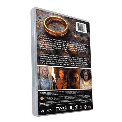 The Lord Of The Rings: The Rings Of Power Season 1-2 (DVD, 6-Disc) Free Shipping
